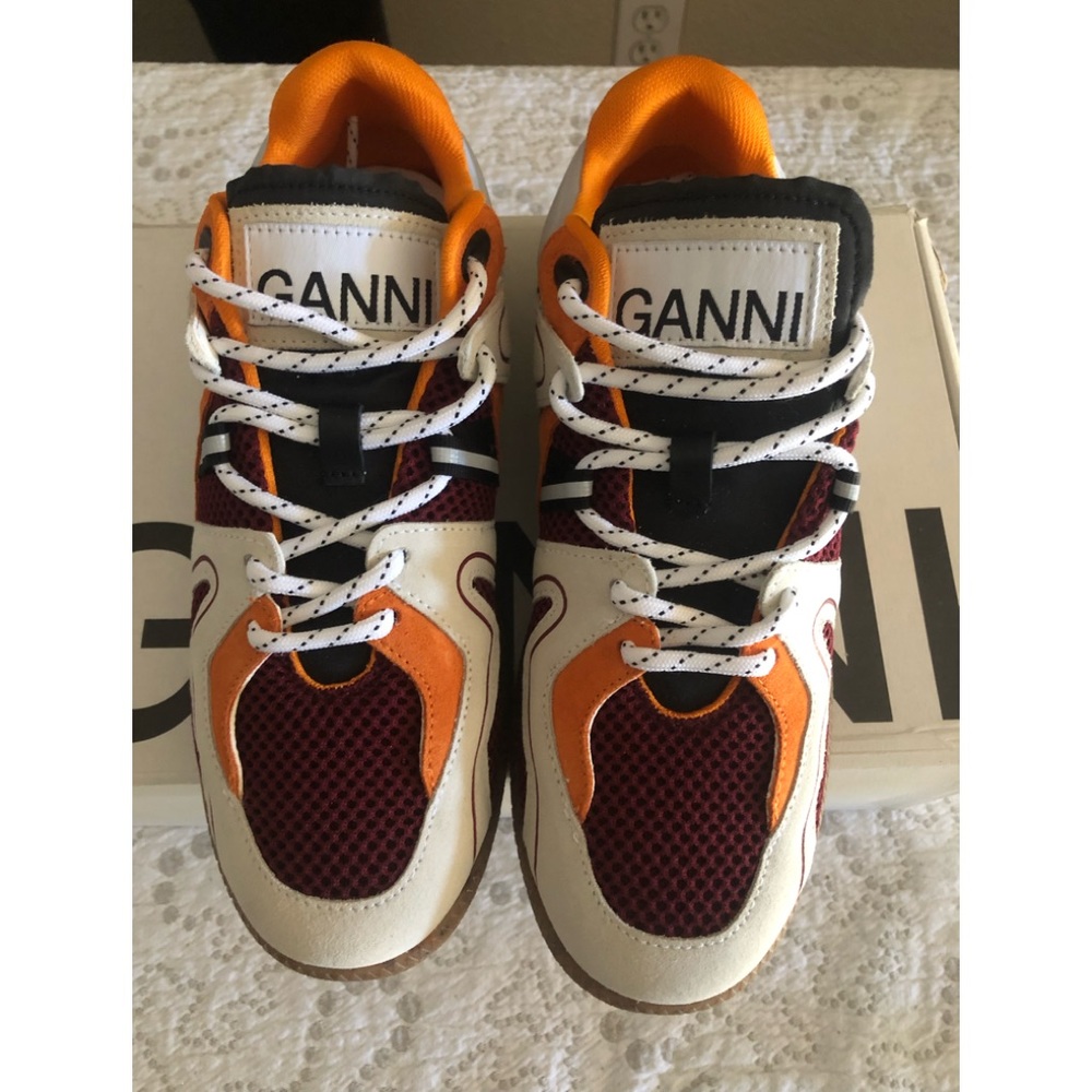 New in box Ganni multicolor sneakers sz 37